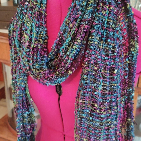 Bundle of Sequin Embellished and Infinity Scarves - Picture 5 of 11